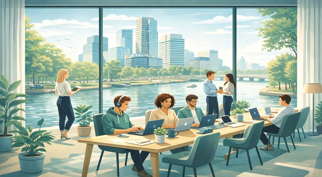 Amsterdam Zuidas business district