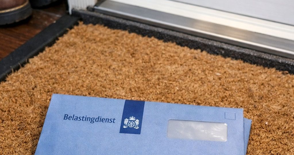 Blue Belastingdienst tax envelope