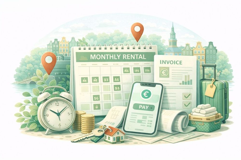 Monthly Apartments in Amsterdam — Furnished, All-Inclusive, Flexible