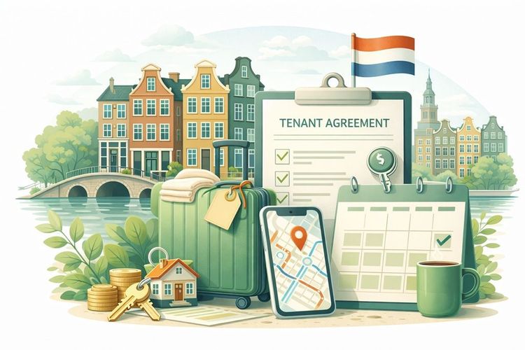 Amsterdam short stay rentals — registered serviced apartments from 2 months