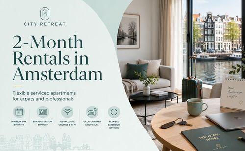 2-Month Rentals in Amsterdam: Serviced Apartments | City Retreat
