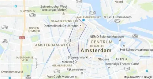 Hébergement d'entreprise dans le centre-ville d'Amsterdam